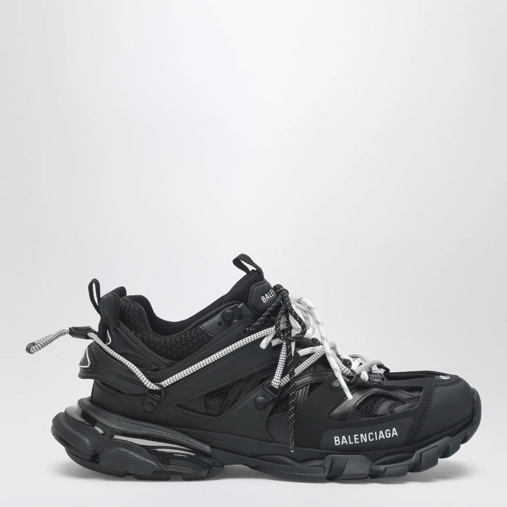 Balenciaga Low Track Sneakers in black and white