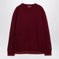 GUCCI Burgundy wool and cashmere jumper
