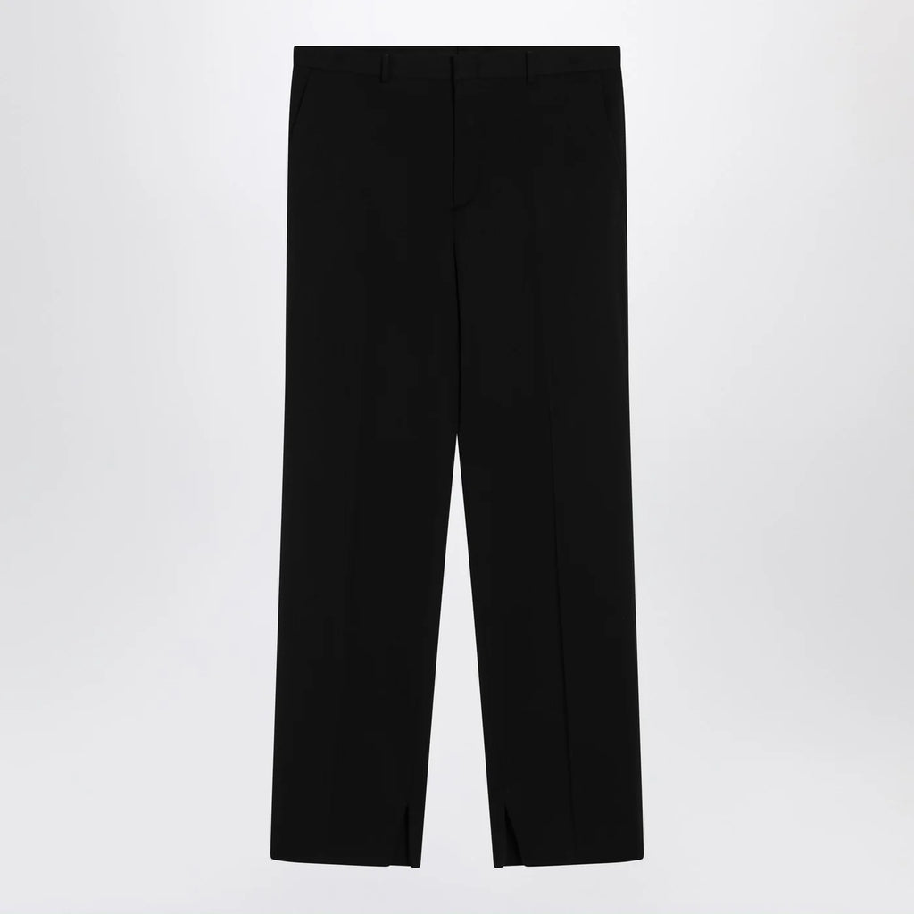 GUCCI Black double-breasted wool suit