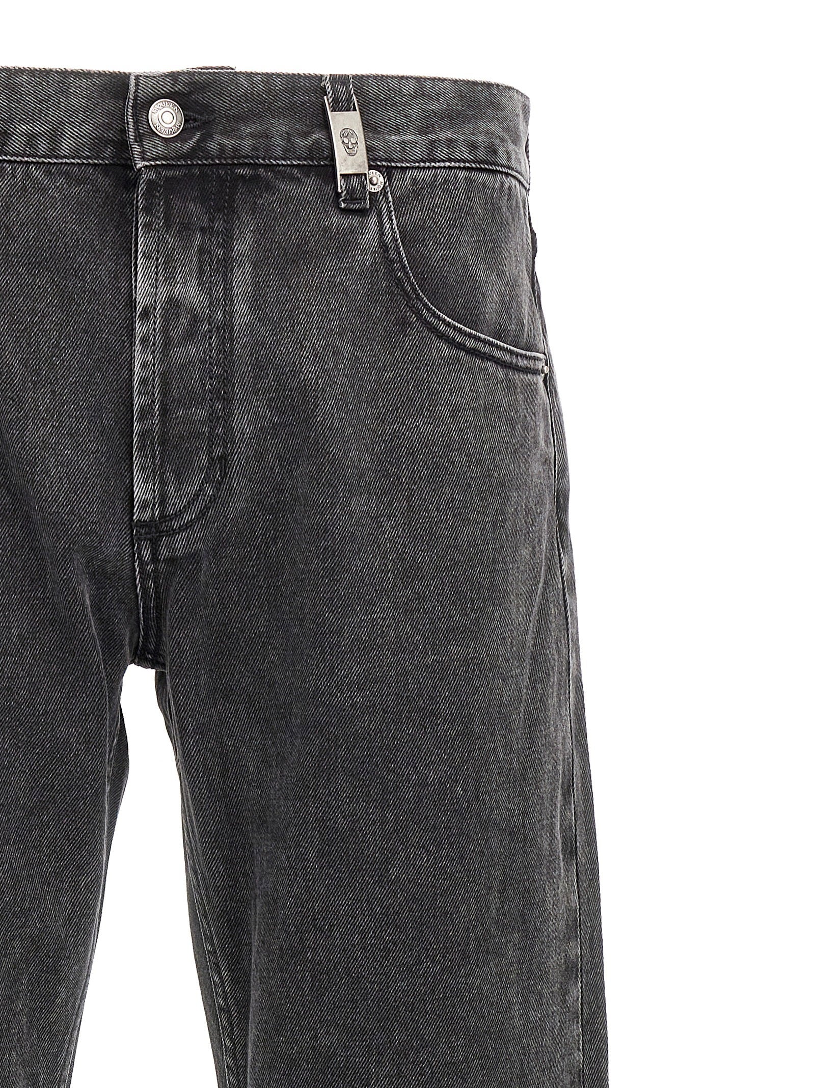 Alexander McQueen Metal Plate Jeans