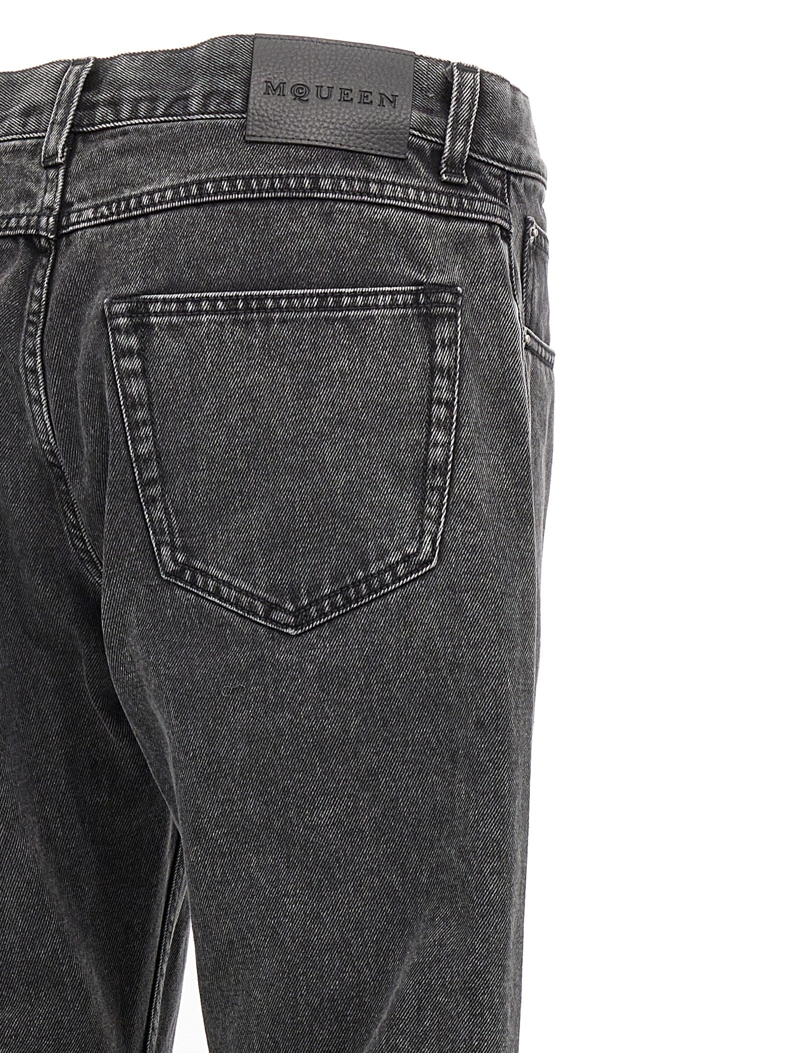 Alexander McQueen Metal Plate Jeans
