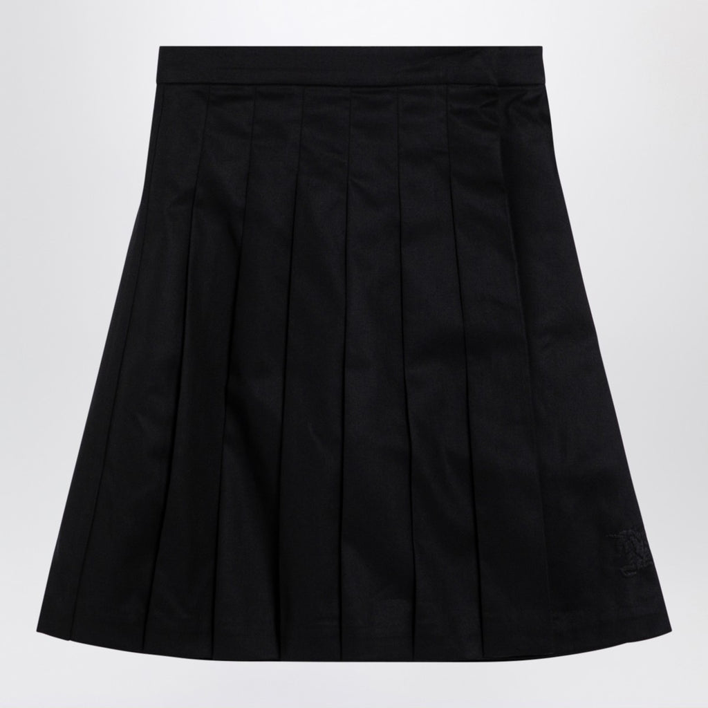Burberry Black cotton-blend skirt