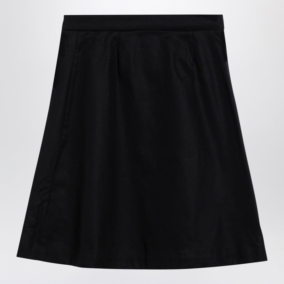 Burberry Black cotton-blend skirt