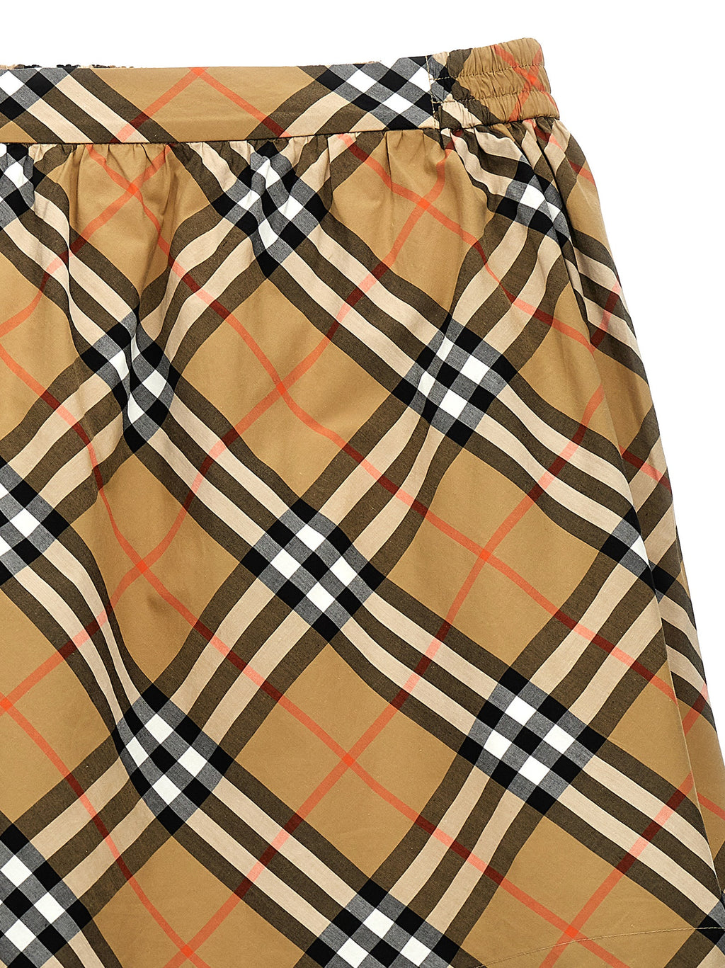 Burberry Check Cotton Skirt