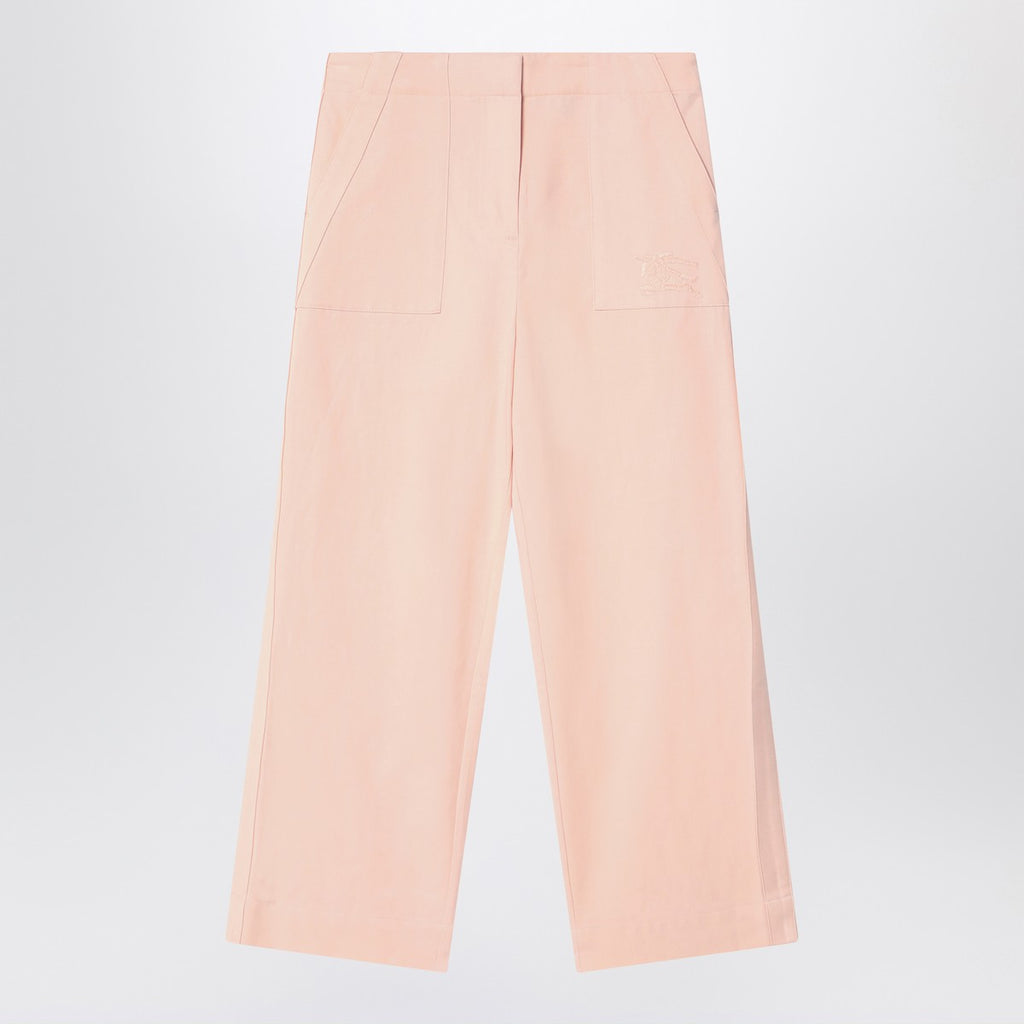 Burberry Light pink pants in cotton blend