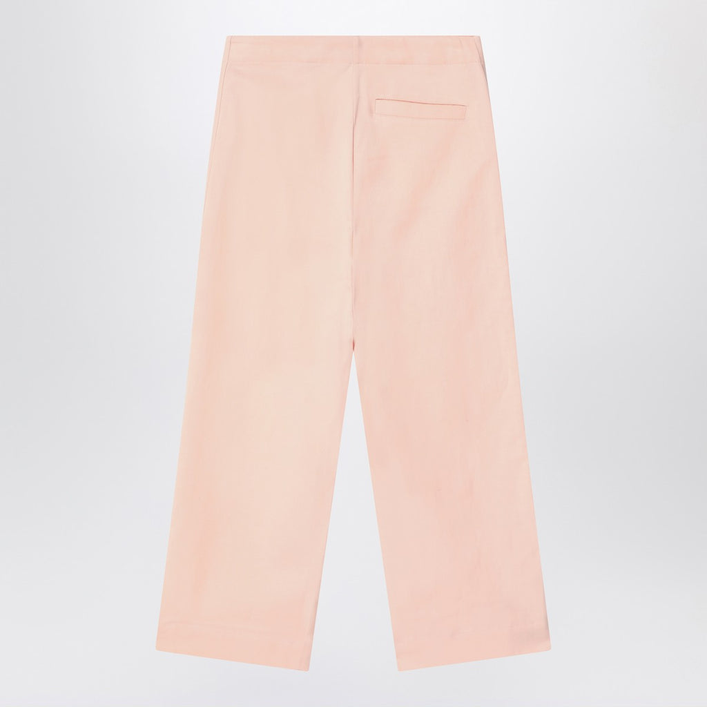 Burberry Light pink pants in cotton blend