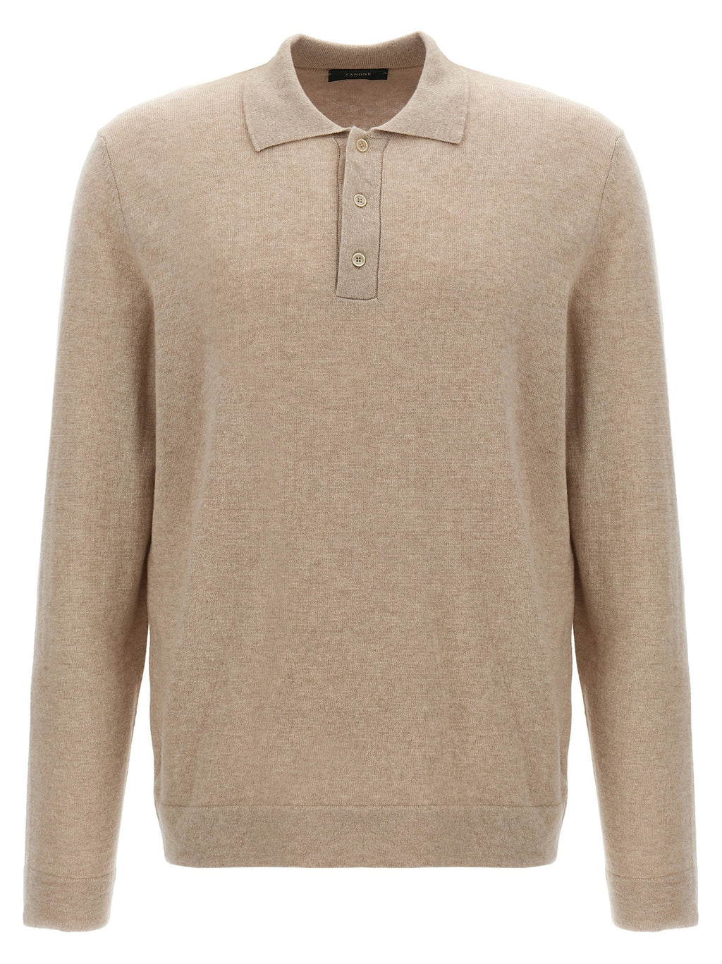 Zanone Cashmere Wool Polo Shirt