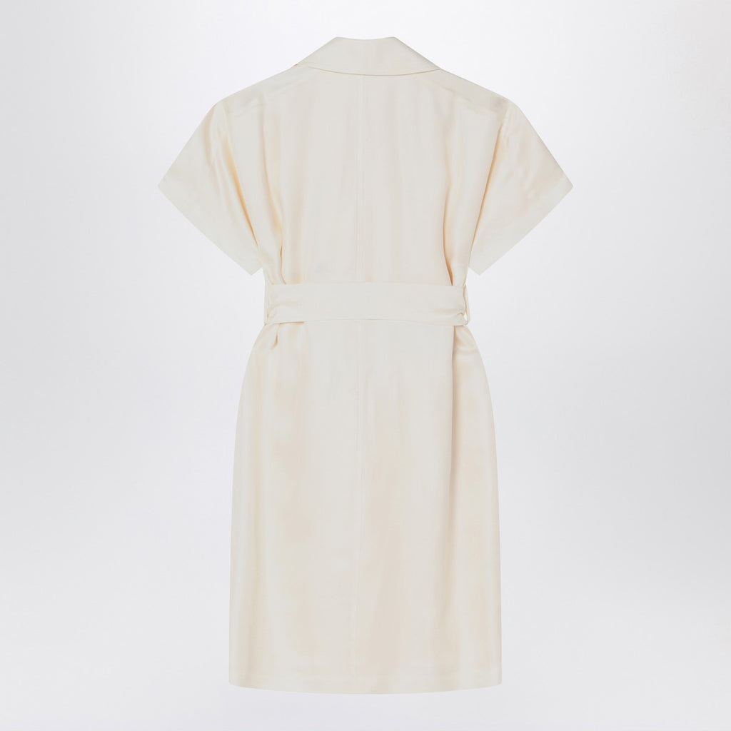 Burberry Ivory trench dress in viscose