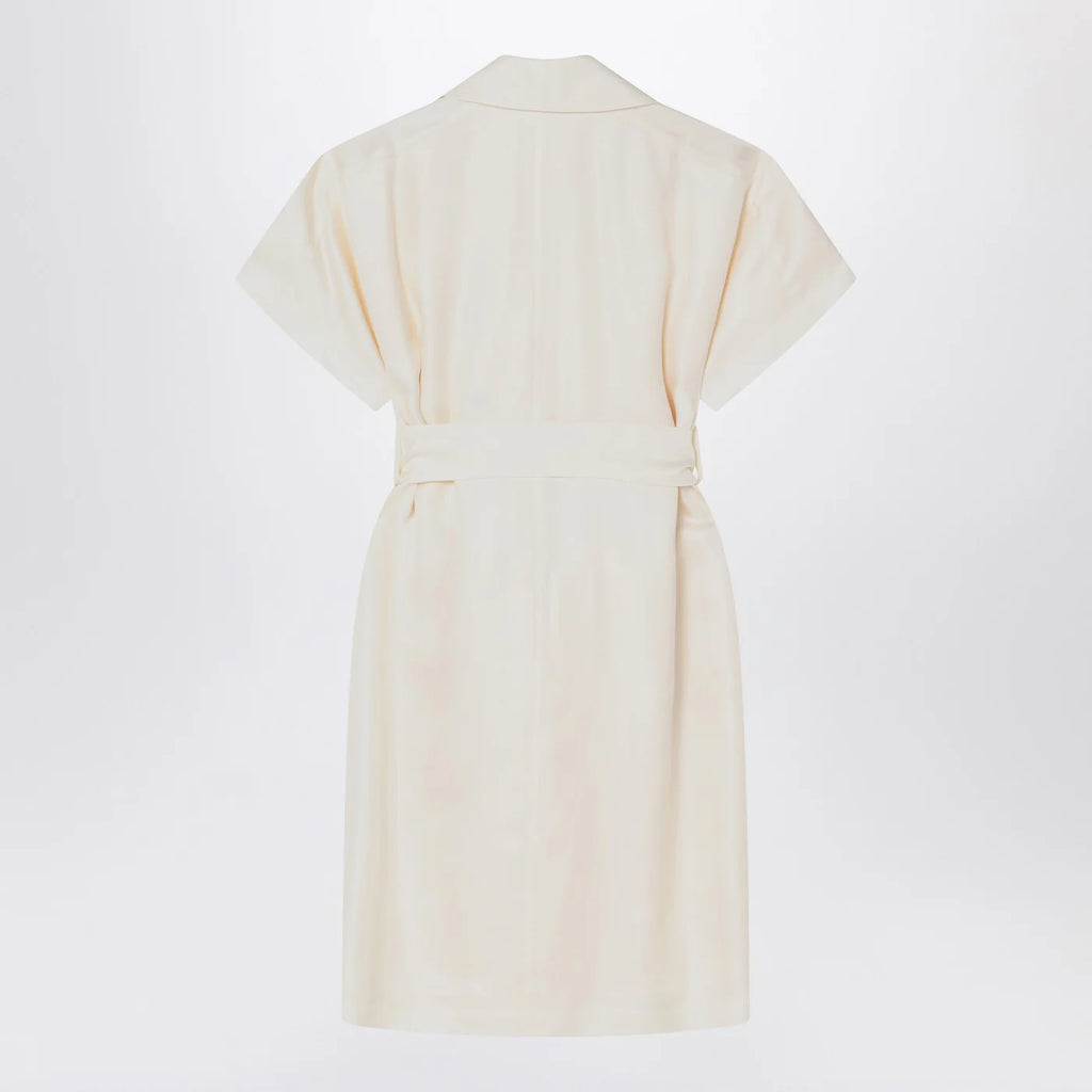 Burberry Ivory trench dress in viscose