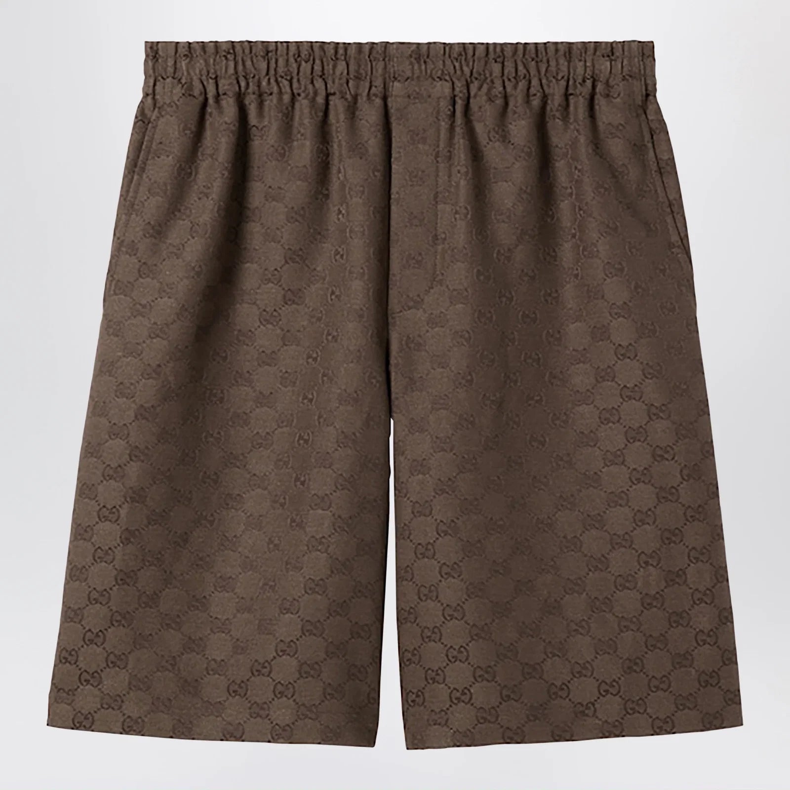 GUCCI Shorts in GG linen blend fabric
