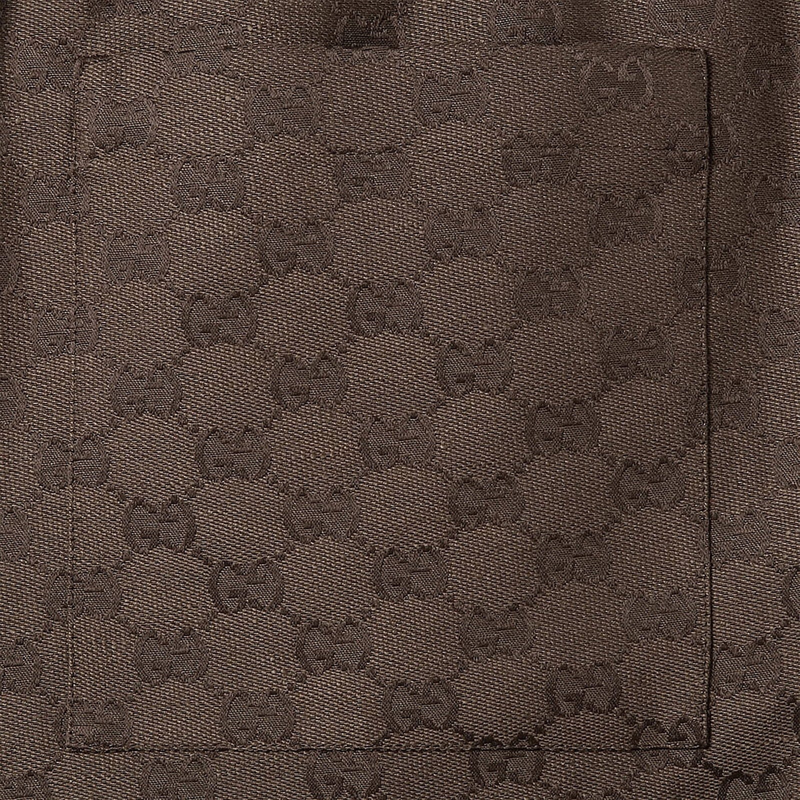 GUCCI Shorts in GG linen blend fabric