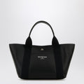 Balenciaga Biarritz shopping bag in black leather