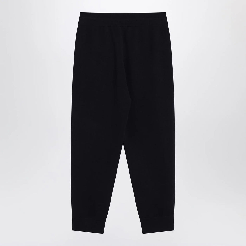 Burberry Navy blue cashmere-blend jogging pants