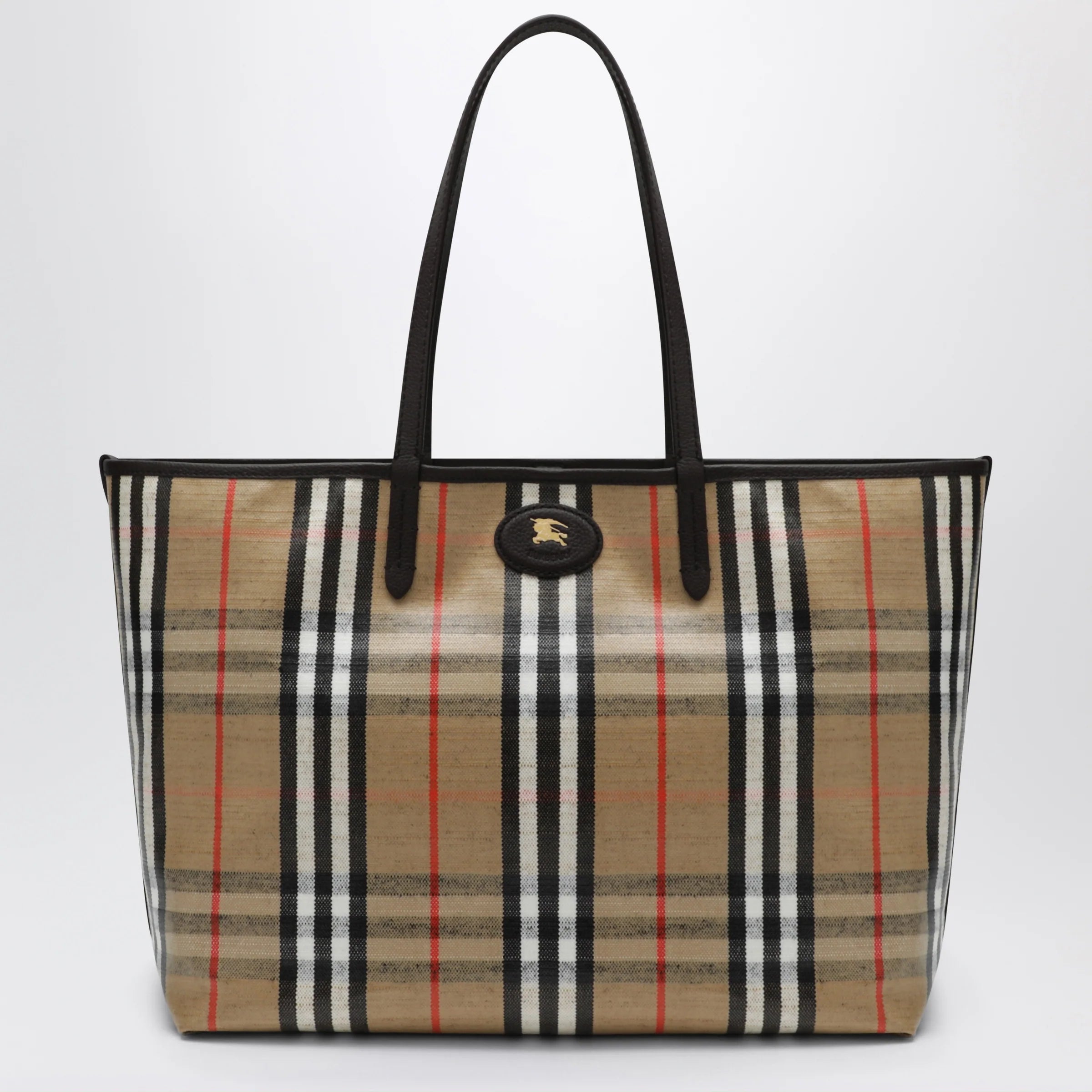 Burberry Medium Highlands Tote bag in Check pattern