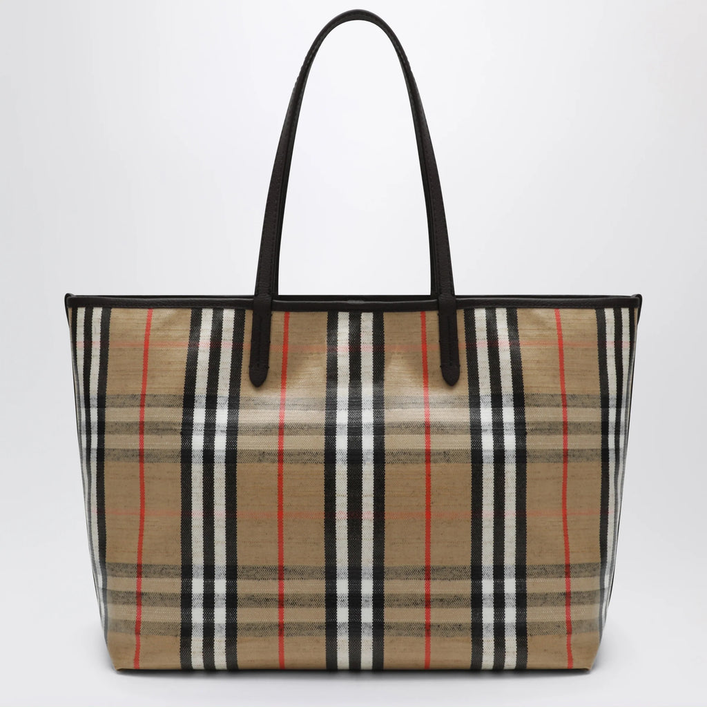 Burberry Medium Highlands Tote bag in Check pattern