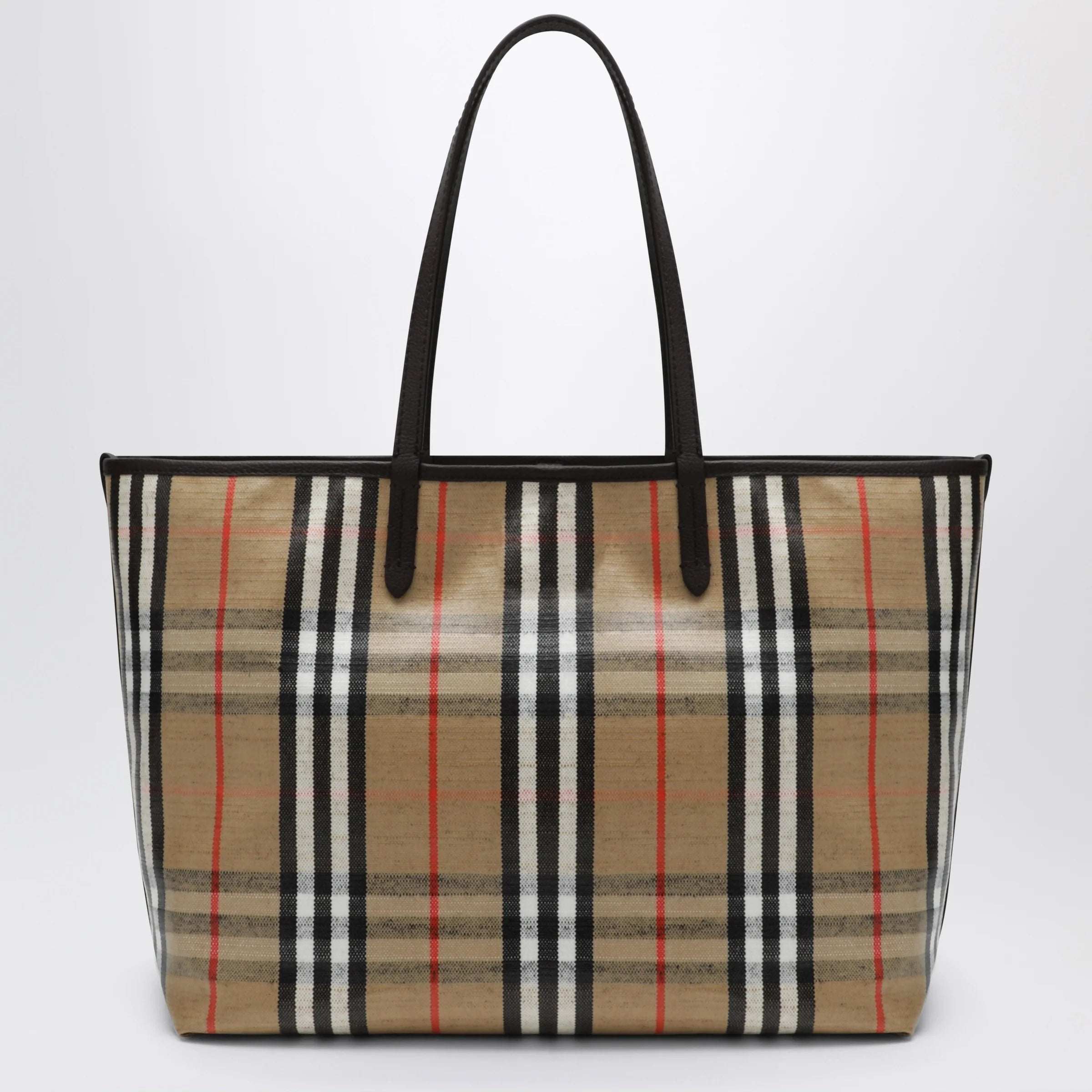 Burberry Medium Highlands Tote bag in Check pattern