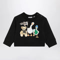 Burberry Black sweatshirt with Thomas bear and friends
