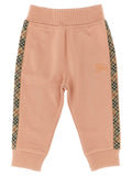 Burberry Jackson Check Tape Joggers