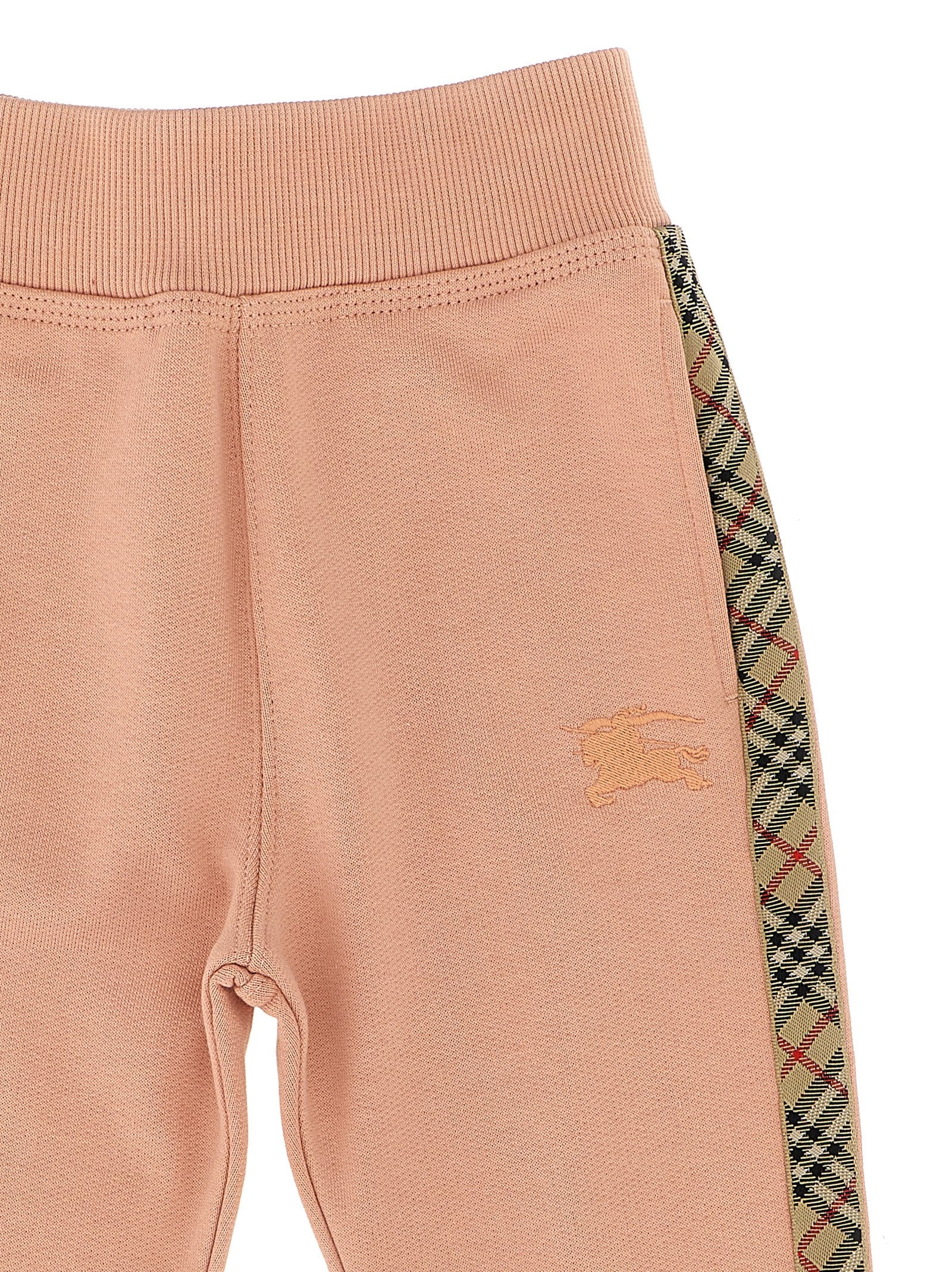 Burberry Jackson Check Tape Joggers