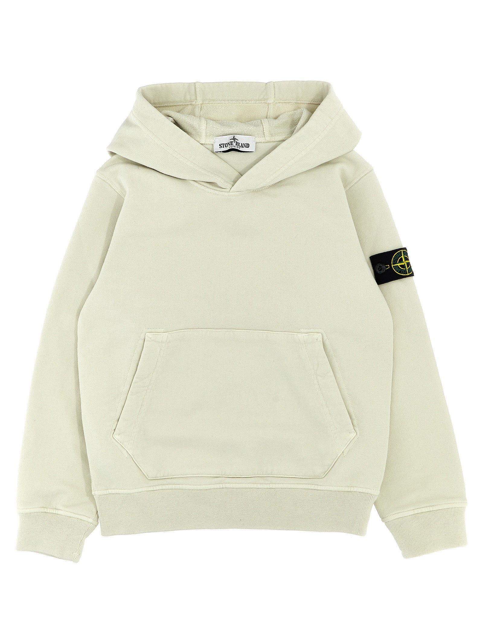 Stone Island Junior Logo Patch Hoodie