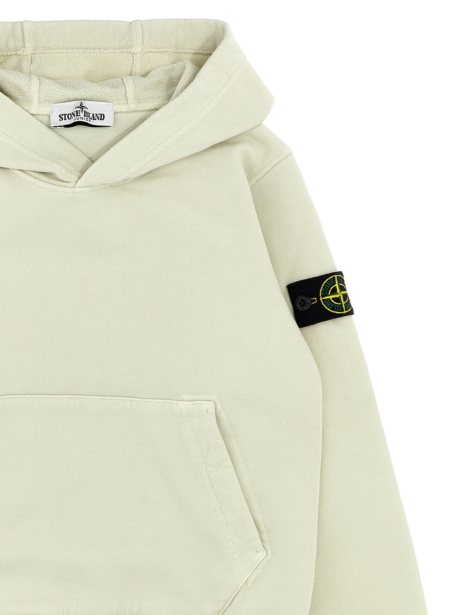 Stone Island Junior Logo Patch Hoodie