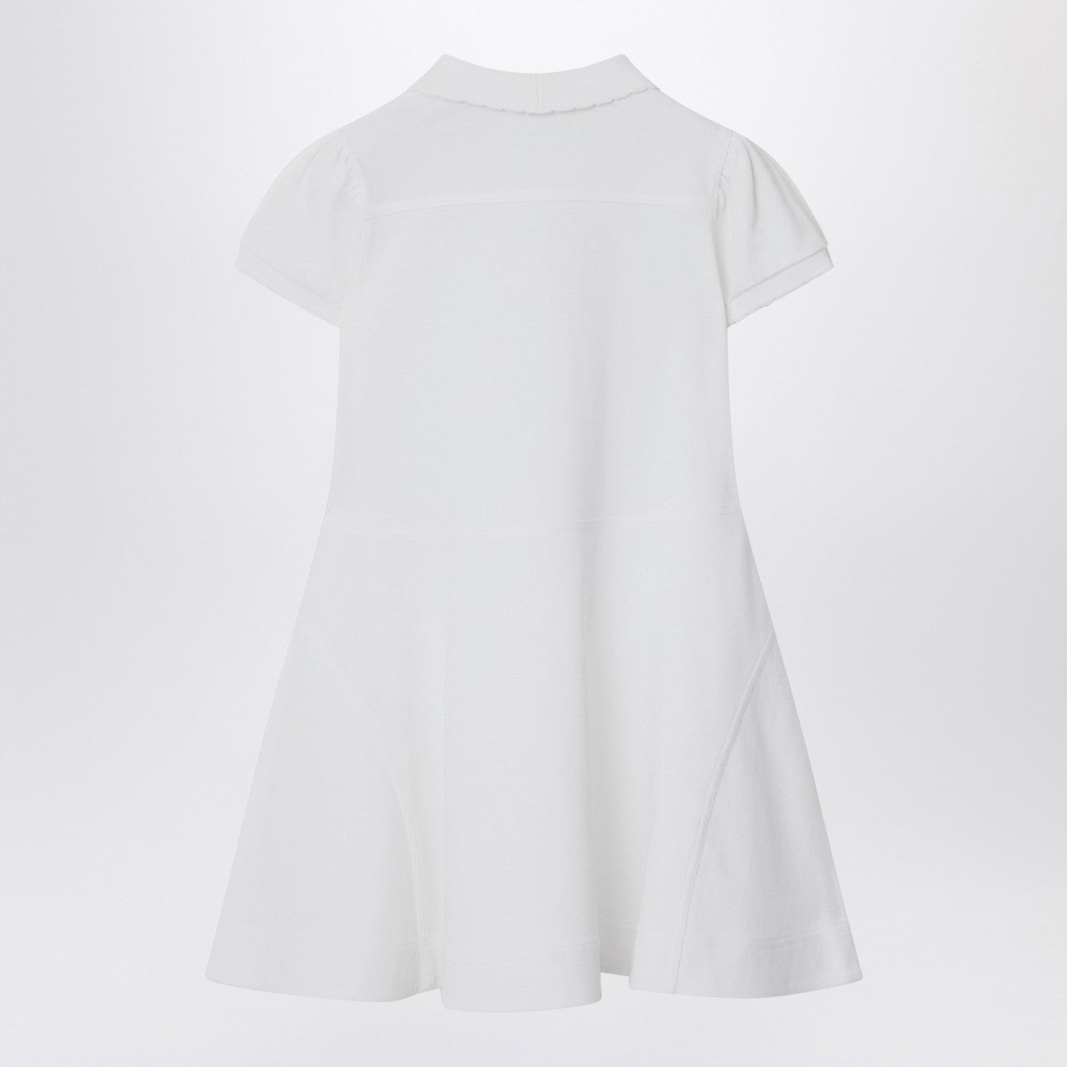 Burberry White cotton polo-style dress