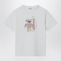 Burberry White T-shirt with surfing teddy bear