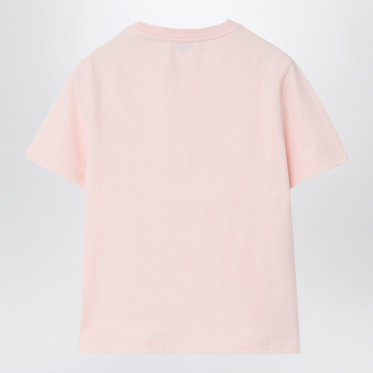 Burberry Pink stretch cotton T-shirt with EKD