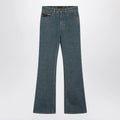 Burberry Mid-blue jeans with Check-pattern pocket