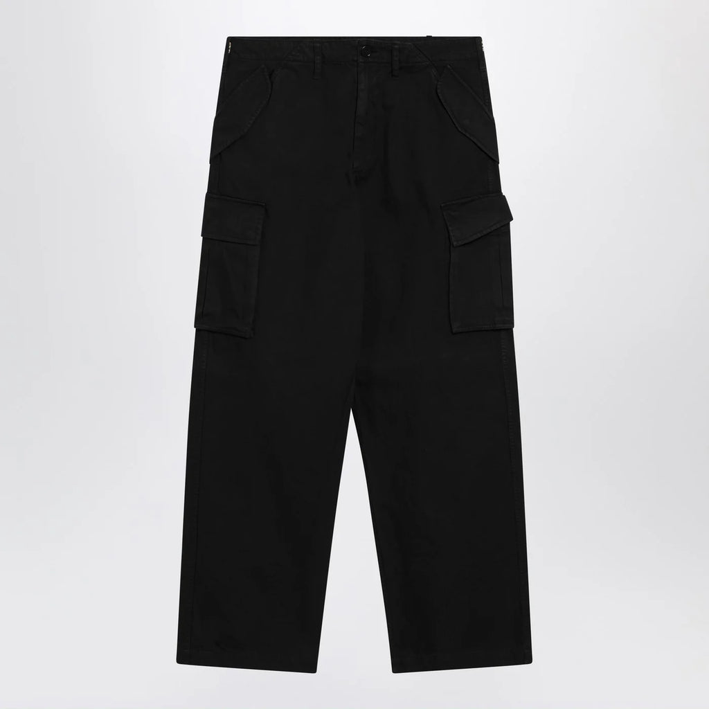 Burberry Black cotton cargo trousers