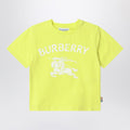 Burberry Lemon yellow cotton T-shirt with EKD