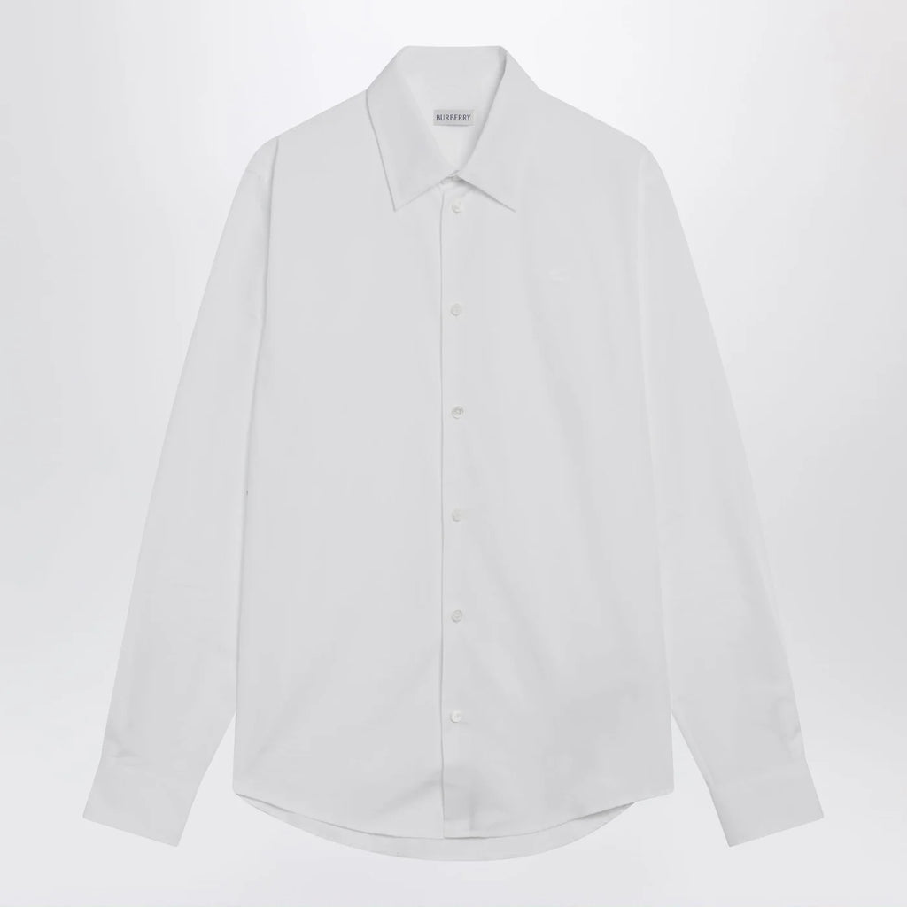 Burberry White cotton poplin shirt