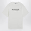 Burberry White T-shirt with logo print