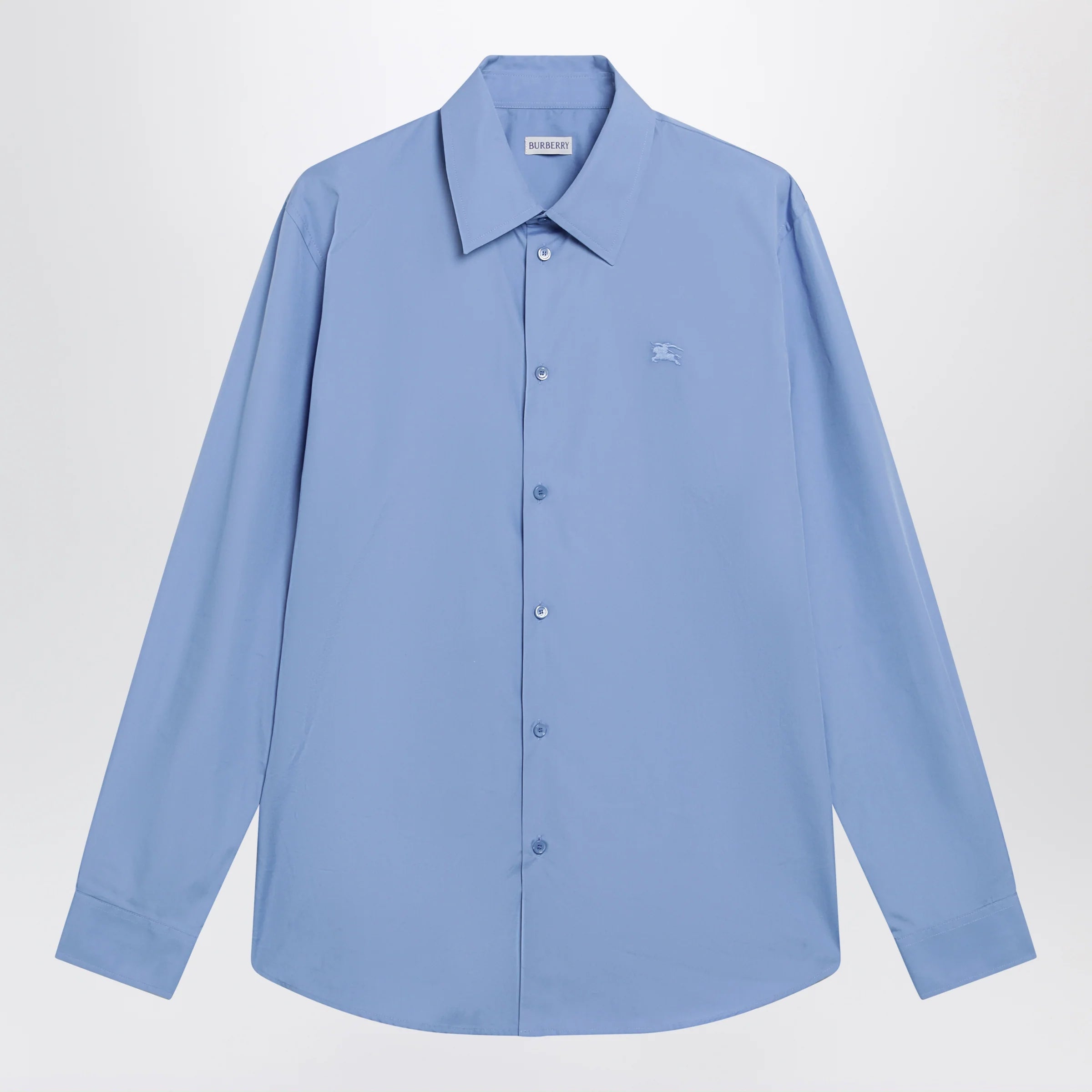 Burberry Cornflower blue cotton poplin shirt