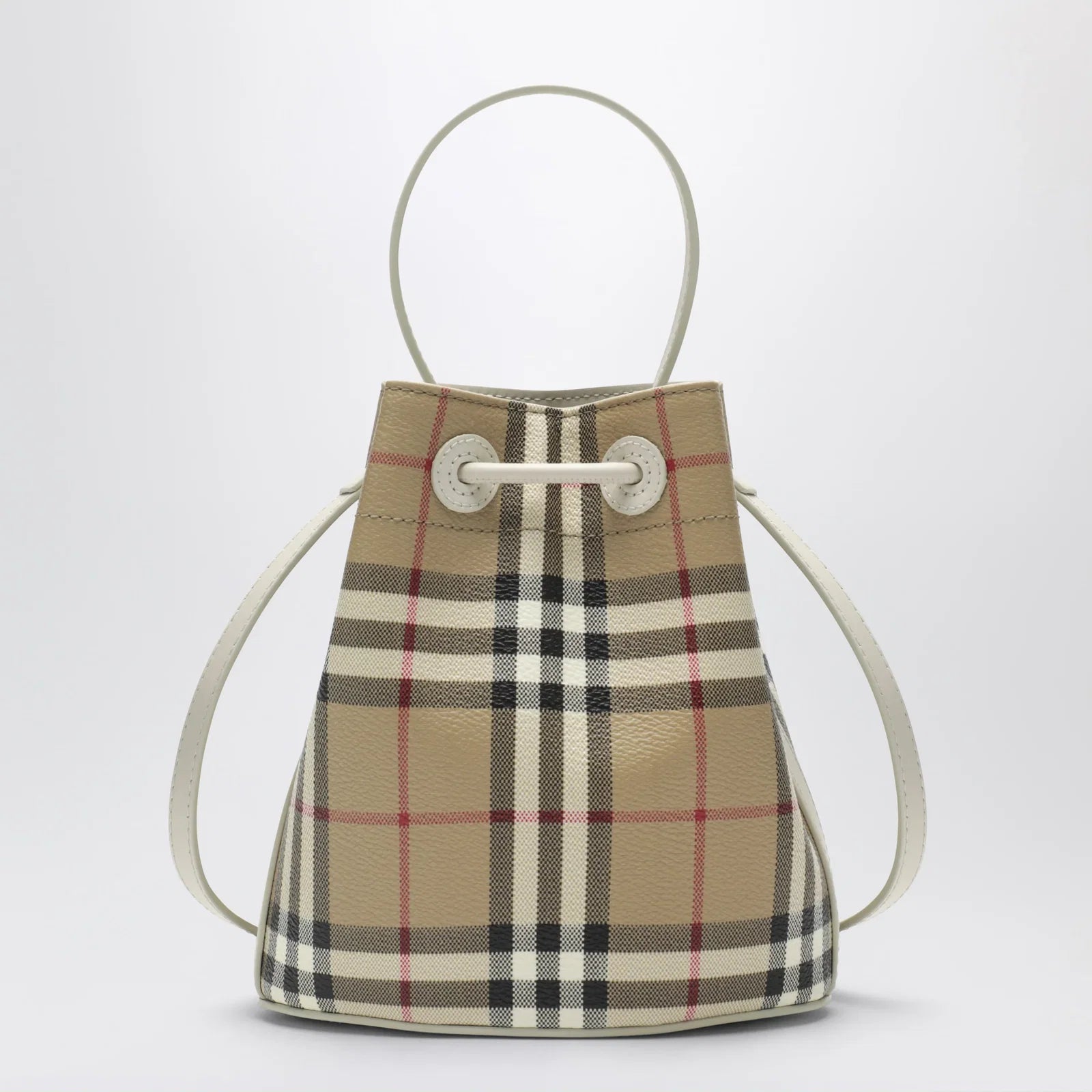 Burberry Mini bucket bag with Check pattern
