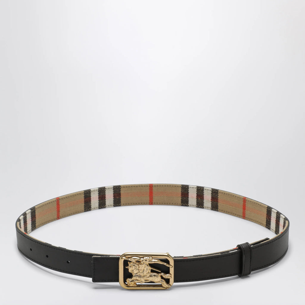 Burberry Reversible Rider belt in sand beige/Brown Peat