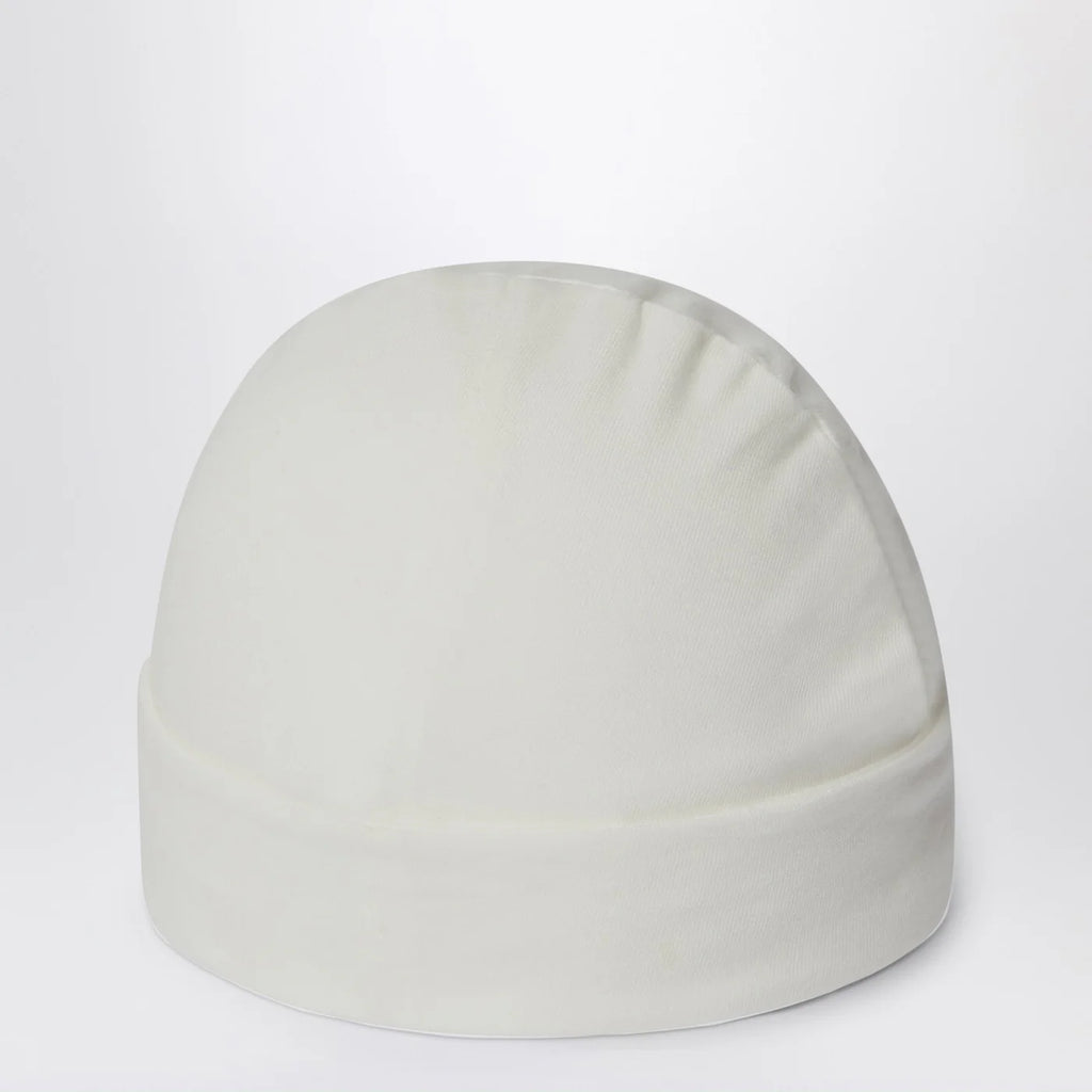 GUCCI White cap with logo print