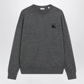 Burberry Grey Wool Crewneck Sweater