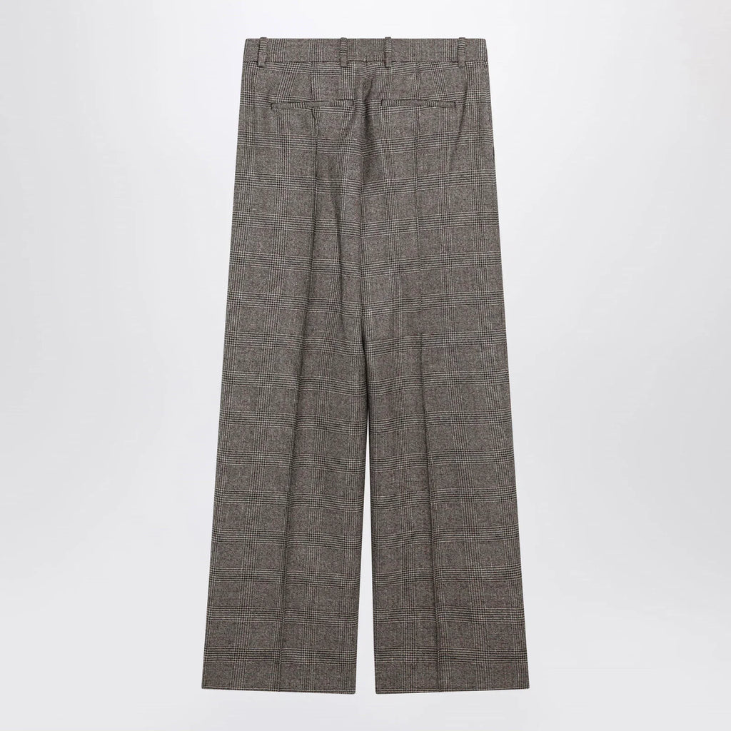 Burberry Prince of Wales Wool-Blend Trousers