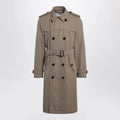 Burberry Short Foxfield trench coat in cotton and silk