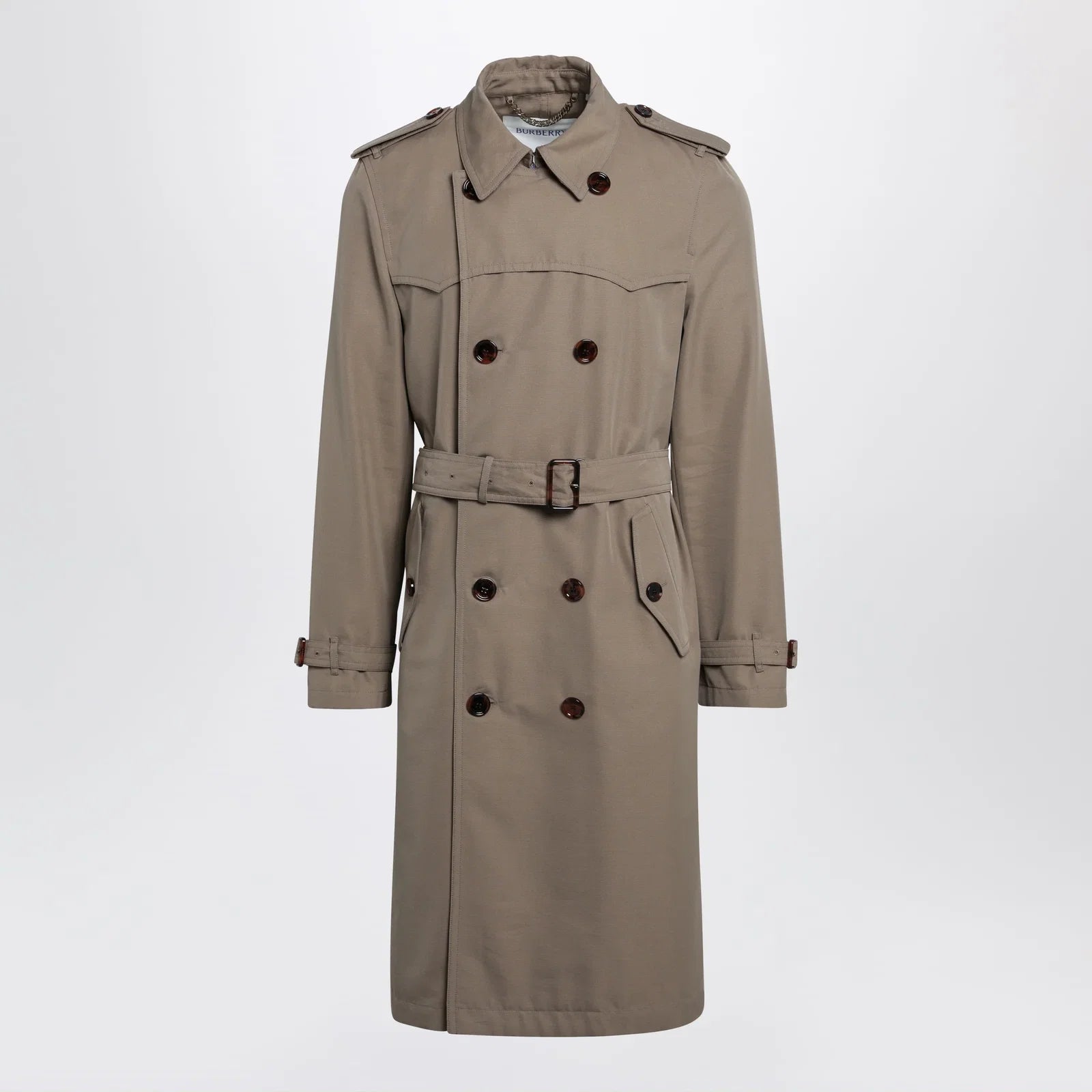 Burberry Short Foxfield trench coat in cotton and silk