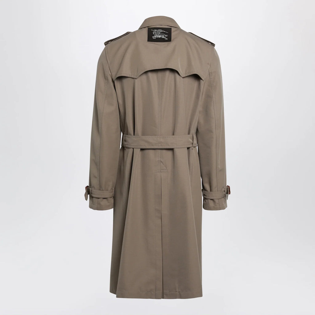 Burberry Short Foxfield trench coat in cotton and silk