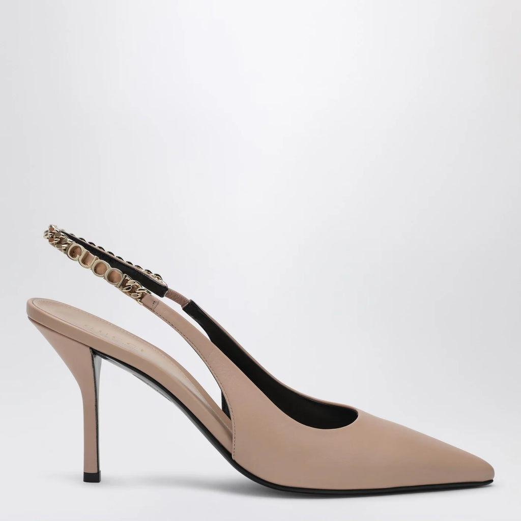 GUCCI Signorina Slingback Pumps in light pink