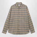 Burberry Beige Check Cotton Shirt
