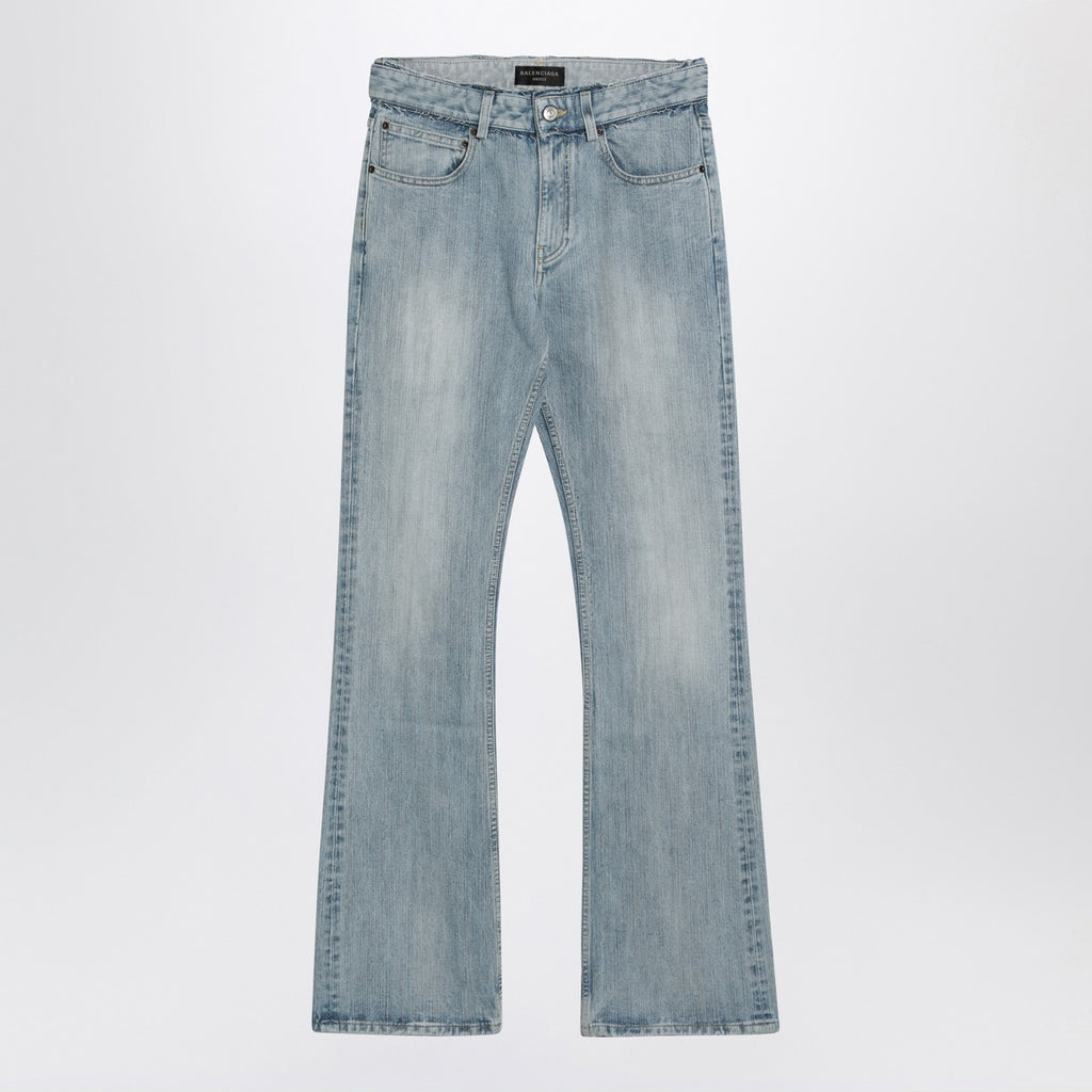 Balenciaga Low-waisted blue jeans