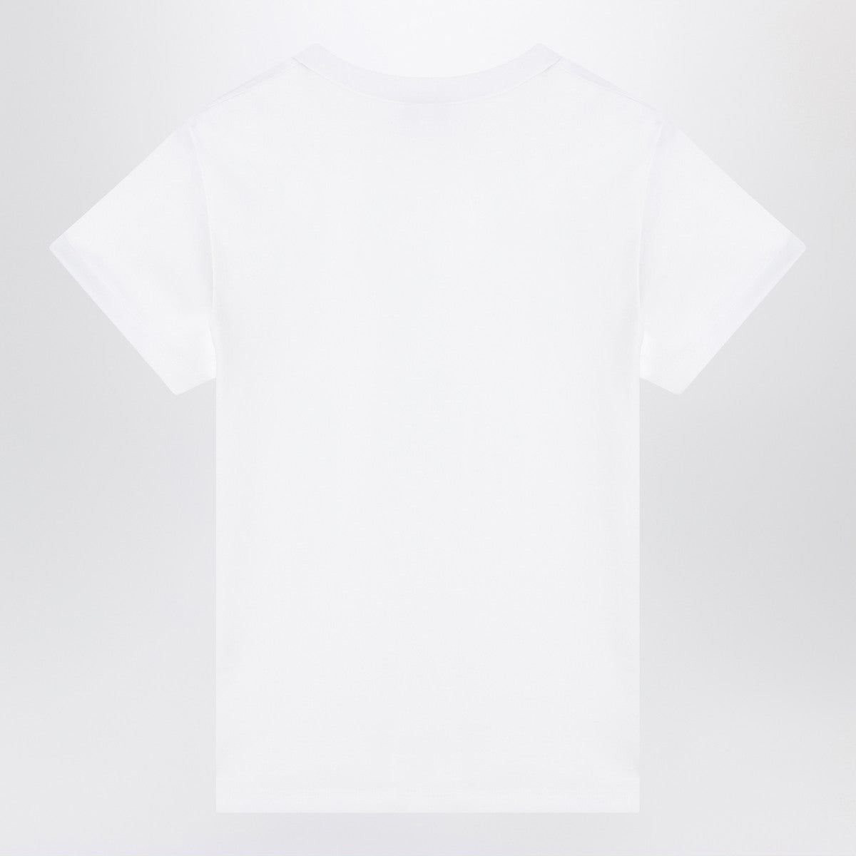 Alexander McQueen White T-shirt with Skull embroidery