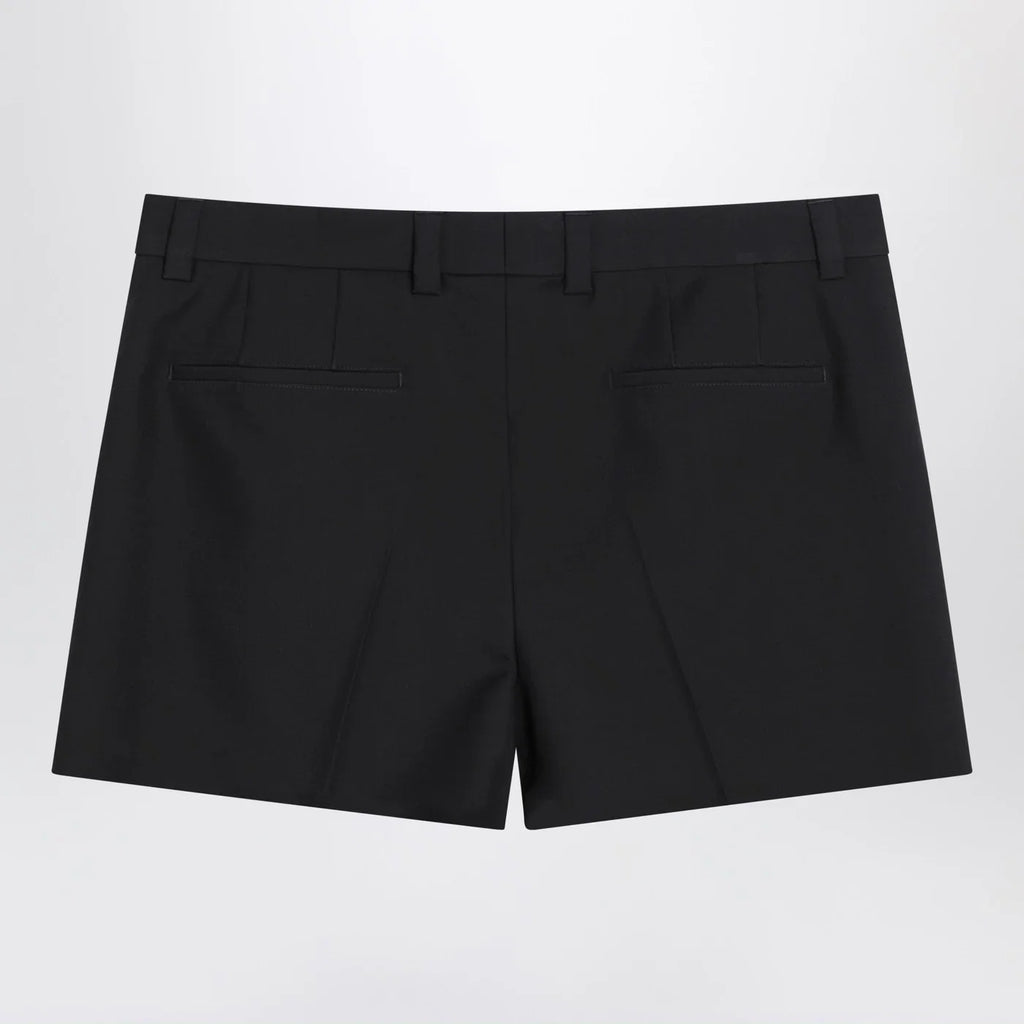 GUCCI Shorts dark grey in wool twill