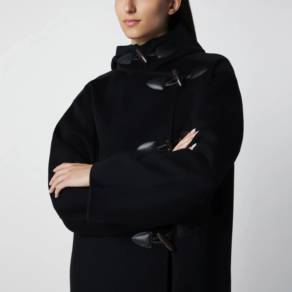 Róhe Navy Blue Duffle Coat