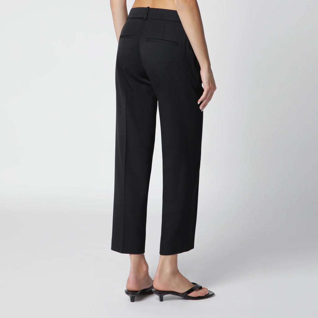 Róhe Black Mies Cigarette-Leg Trousers
