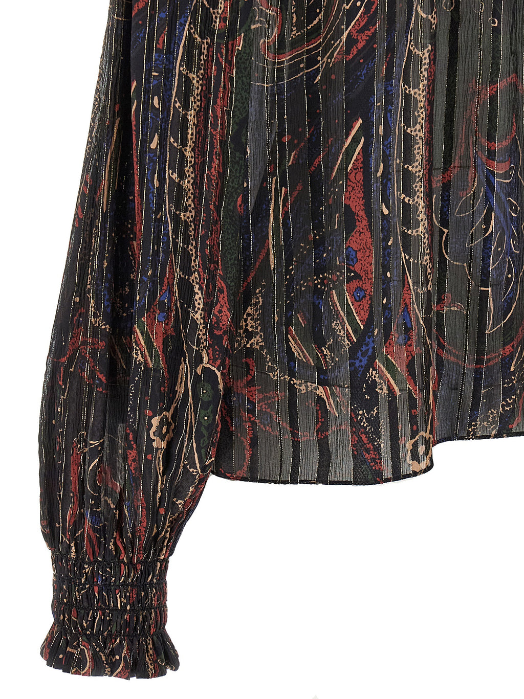 Saint Laurent Smock Stitch Blouse
